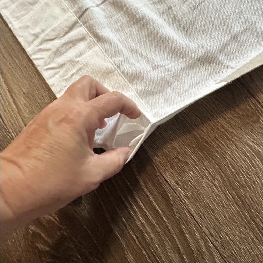 Tommy Hilfiger Curtain panels CABANA Stripe Tan White  84” x50” - Picture 5 of 7